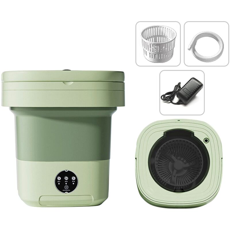 foto del prodotto eosnow mini lavatrice portatile da 8 l, con sterilizzazione uv, per custodia da viaggio