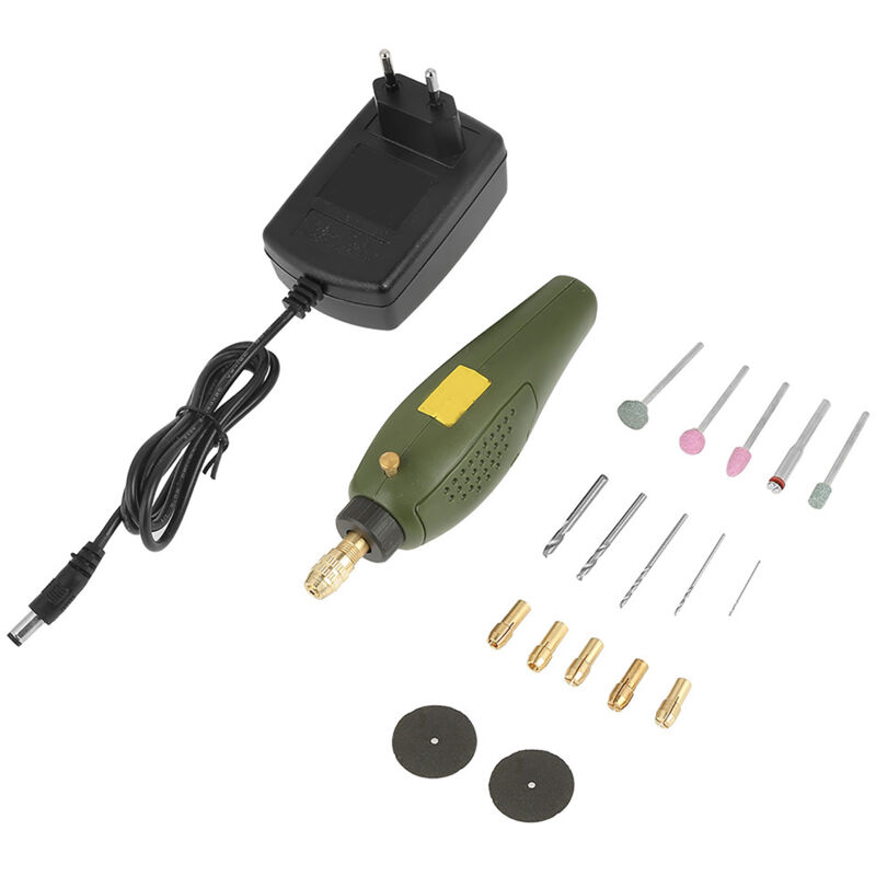 foto del prodotto eosnow mini trapano elettrico 100 240 v con accessori per la lucidatura dell incisione di perforazione spina ue 