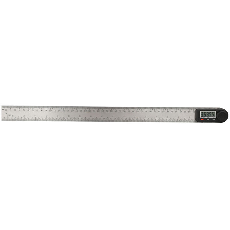 foto del prodotto eosnow misuratore di angolo con display digitale elettronico 2 in 1 0 360 goniometro multifunzione per righello per la lavorazione del legno 500mm 
