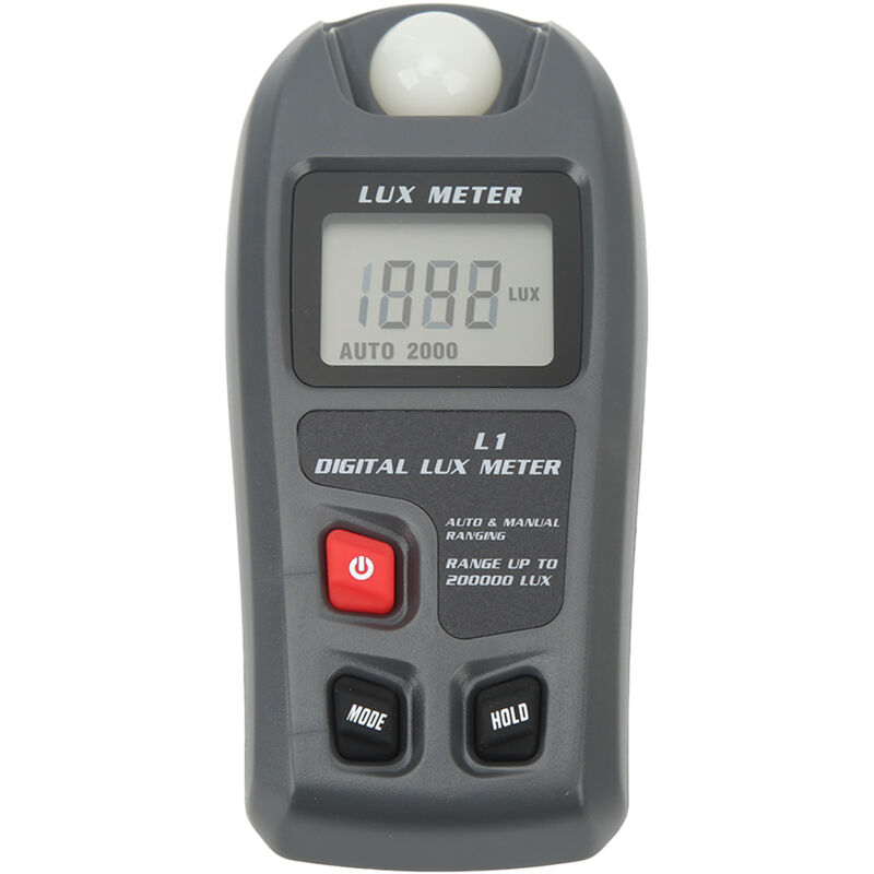 foto del prodotto eosnow misuratore di luce digitale tester di illuminamento luxmetro illuminometro display lcd con spegnimento automatico