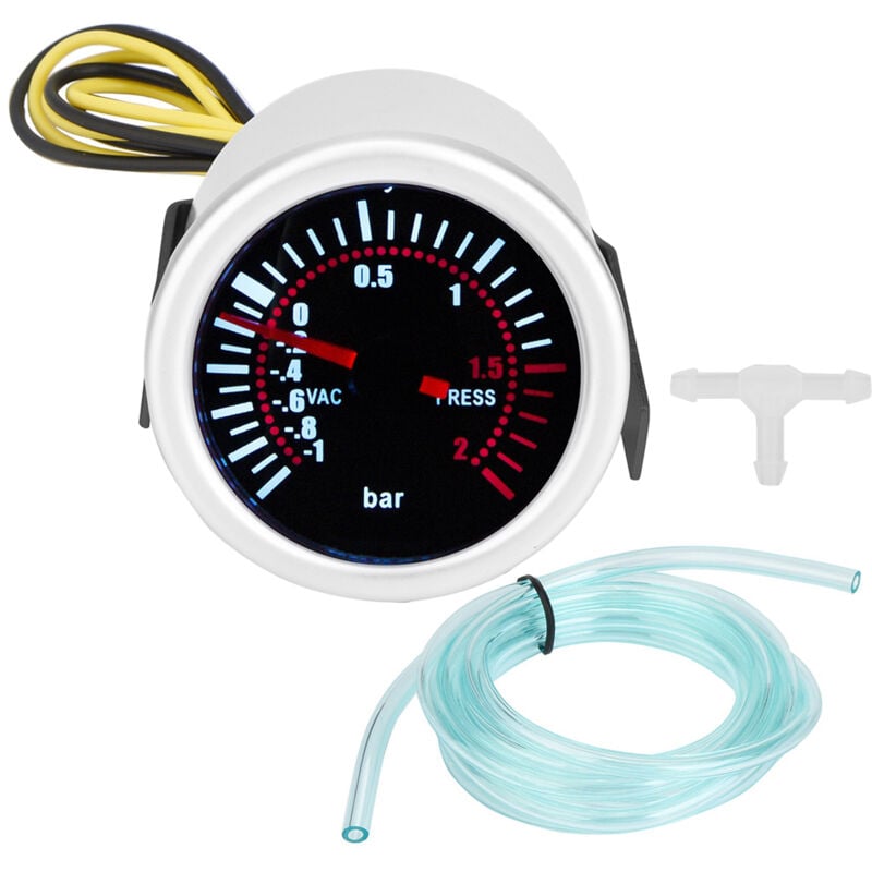 immagine 0 del prodotto eosnow misuratore digitale turbo boost psi universale per auto da 2 pollici 12v led