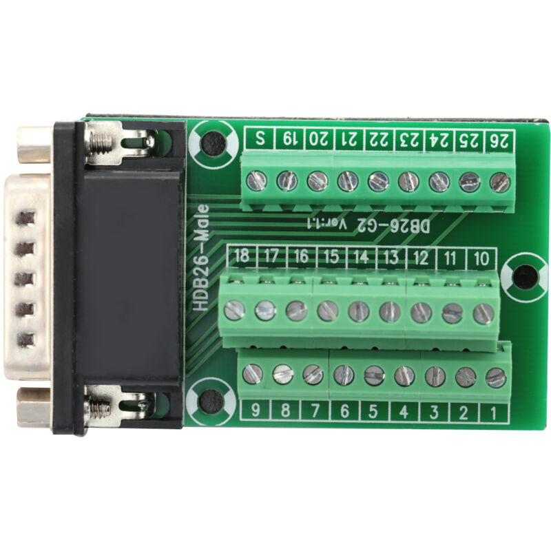 foto del prodotto eosnow modulo di interfaccia db26, scheda breakout di alta qualit , durevole e stabile, compatta per cavi industriali