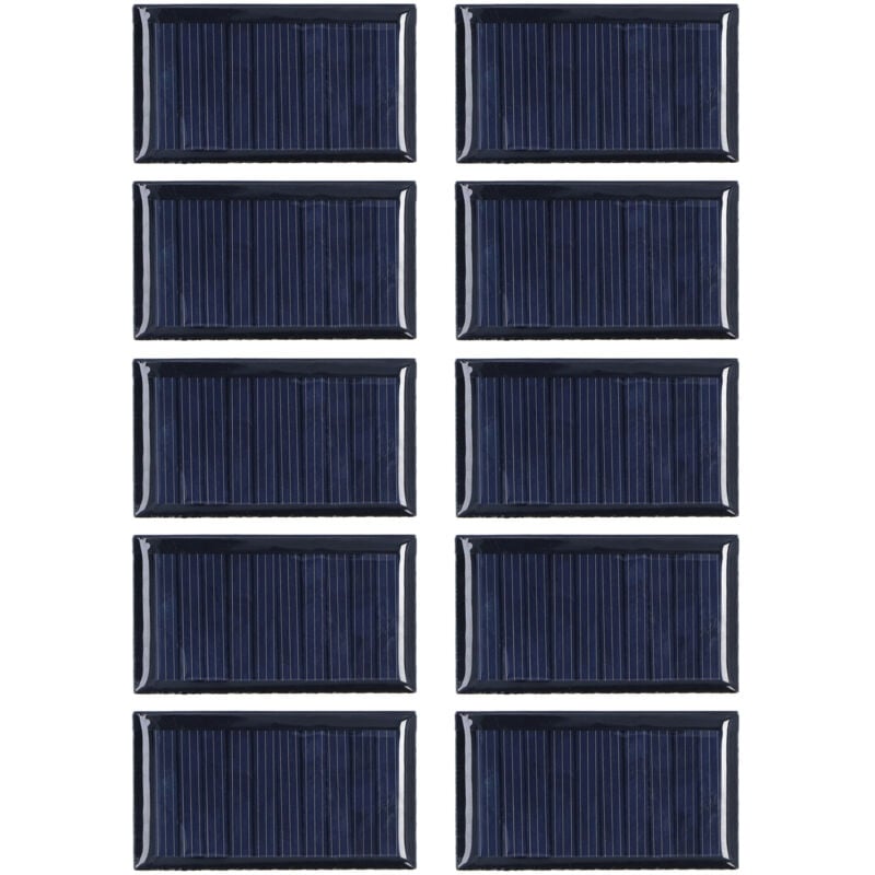 foto del prodotto eosnow modulo pannello fai da te resistente alle intemperie da 10 pezzi di piccola cella solare per progetti scientifici luce giocattolo 0,15 w 5 v