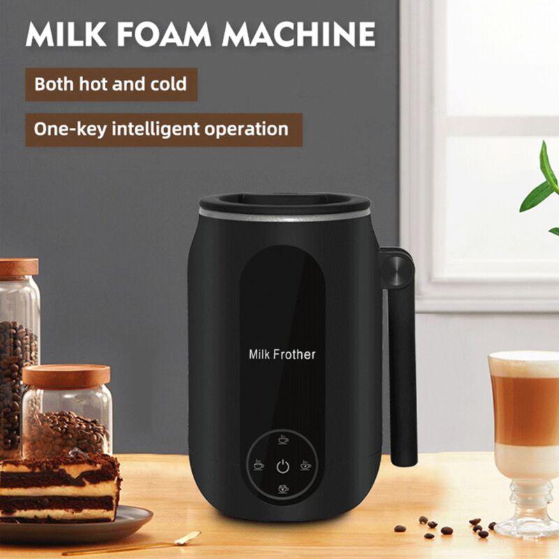 foto del prodotto eosnow montalatte elettrico fornello per schiumare vaporizzatore 4 in 1 con manico girevole macchina per schiuma caff latte cappuccino