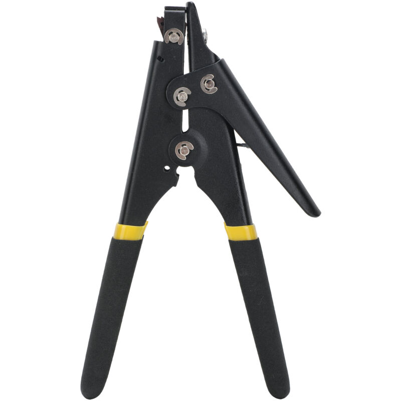 foto del prodotto eosnow pistola per fascette in nylon portatile, strumento di fissaggio e taglio per fascette in plastica, tensione regolabile, nero