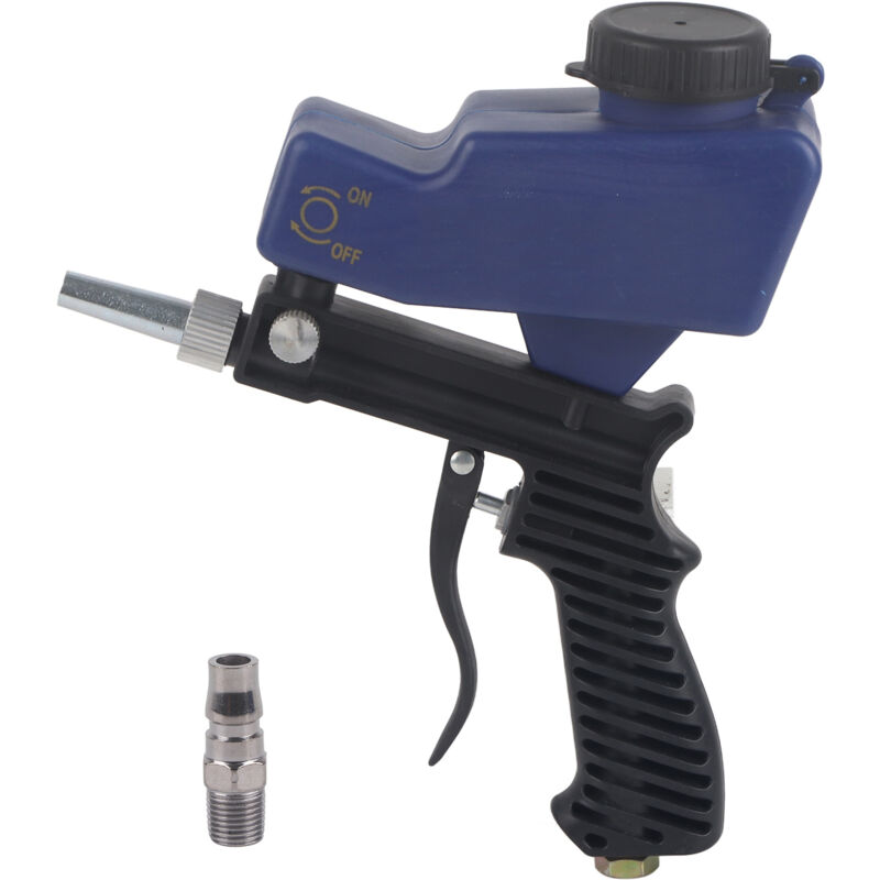 foto del prodotto eosnow pistola per sabbiatura con alimentazione a gravit pistola per sabbiatura ad aria compressa strumento portatile 70 150 psi 6000 giri min