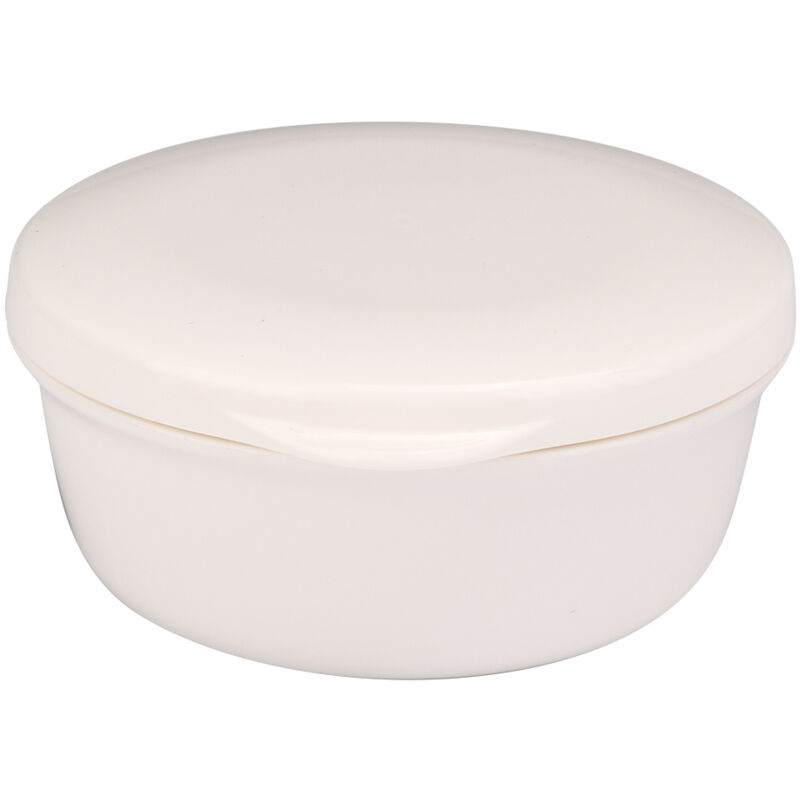foto del prodotto eosnow porta del contenitore per piastre per piastre di soap a forma rotonda compatta con copertura della piastra drenante per il viaggio