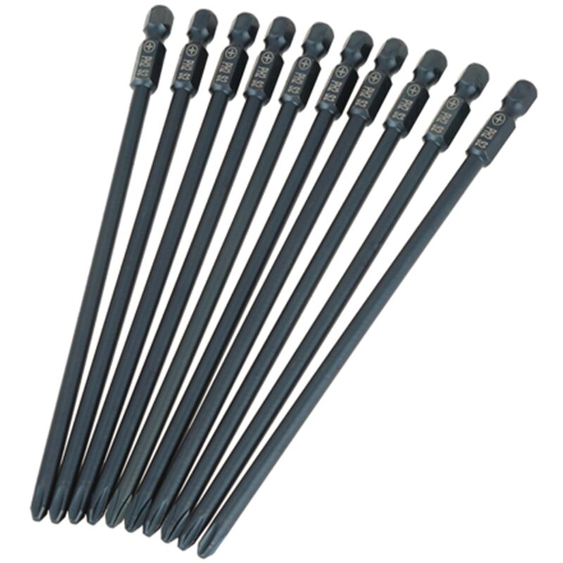 foto del prodotto eosnow punta a croce ph2, set di punte per cacciavite set da 10 pezzi, codolo esagonale in acciaio s2 per trapani elettrici cacciaviti pneumatici