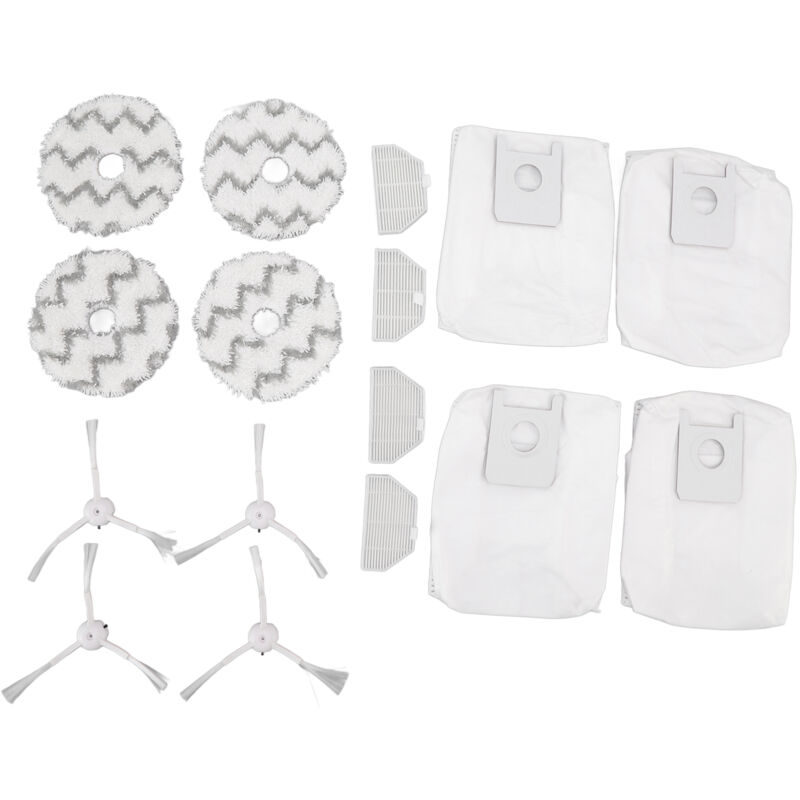 foto del prodotto eosnow puscella del filtro del filtro della polvere set di accessori per aspirapolvere robot per roidmi eva sdj06rm