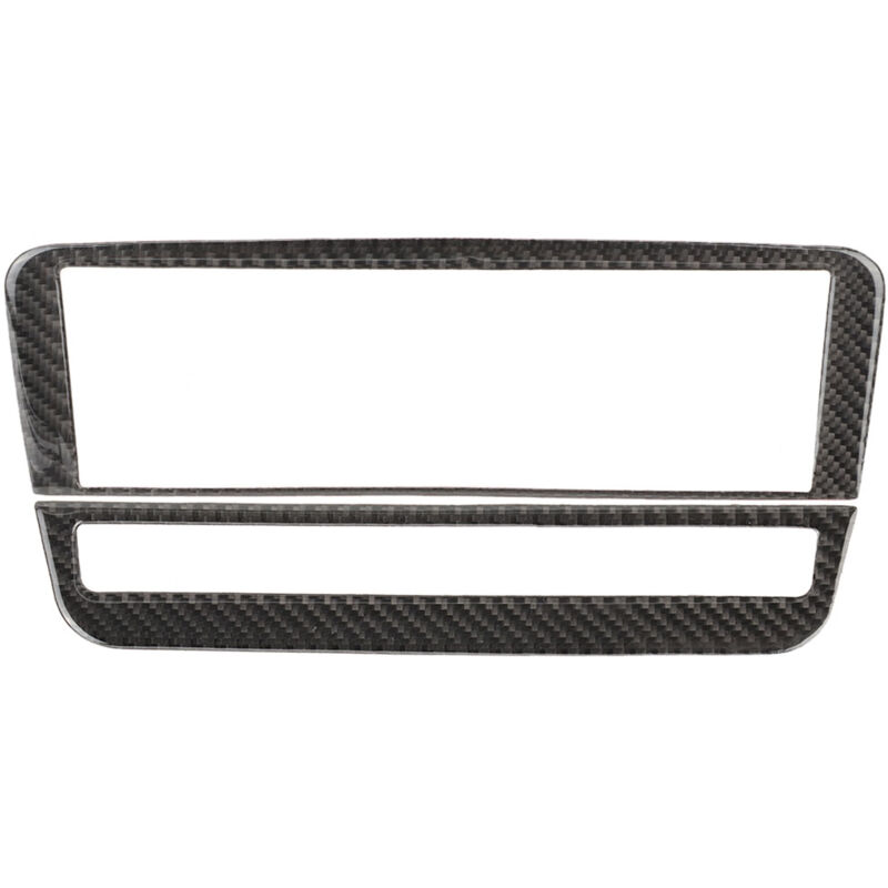 foto del prodotto eosnow rivestimento del pannello di controllo dell aria condizionata cd in fibra di carbonio per mercedes benz a b gla cla puro 