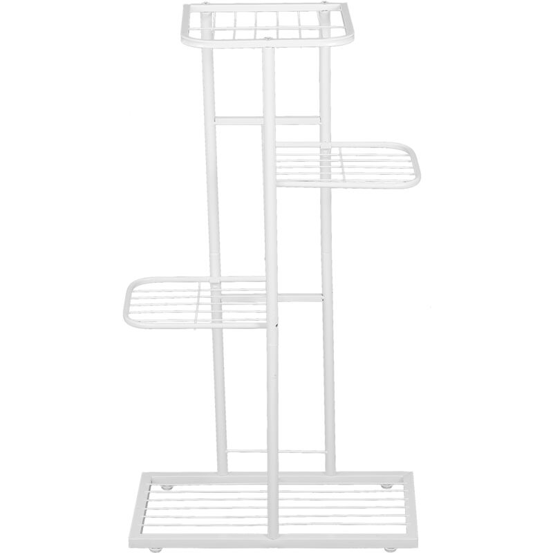 foto del prodotto eosnow scaffale per portabanche per vaso di fiori multifiore a 4 livelli interni per decorazione di balcone bianco 