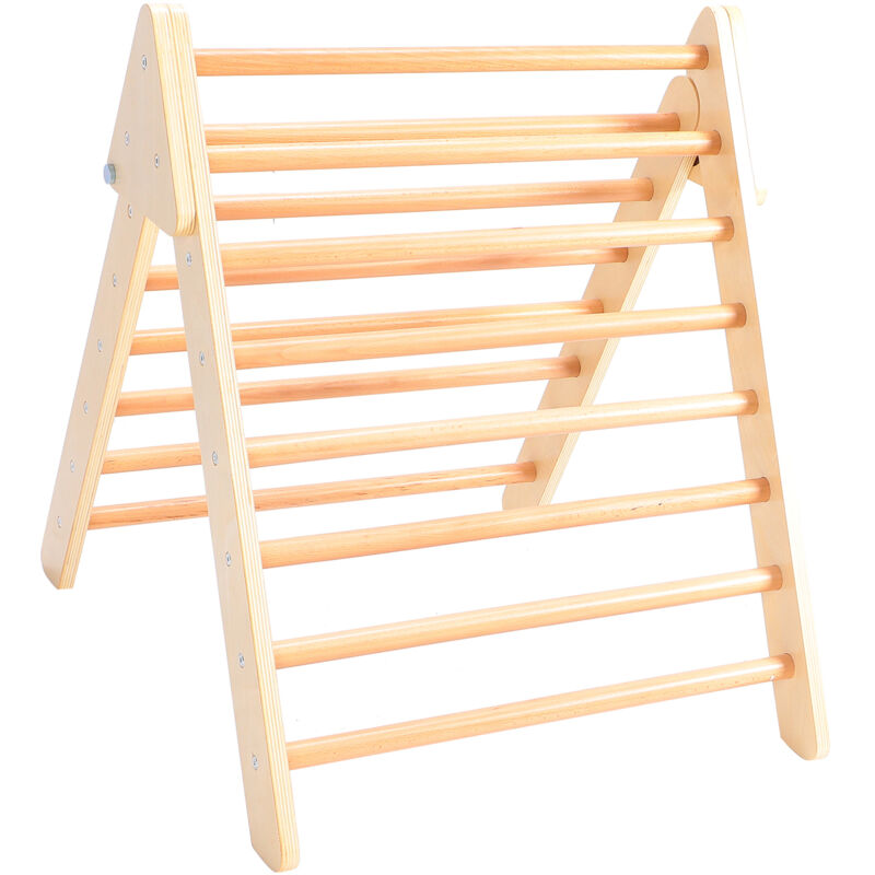 foto del prodotto eosnow scala triangolare da arrampicata pieghevole 70x70x60 cm per neonati