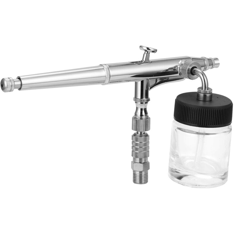 foto del prodotto eosnow set aerografo professionale, per modellismo, pittura artistica, con chiave adattatore g1 8, 2 tazze per fluido, 2 ugelli ad aghi