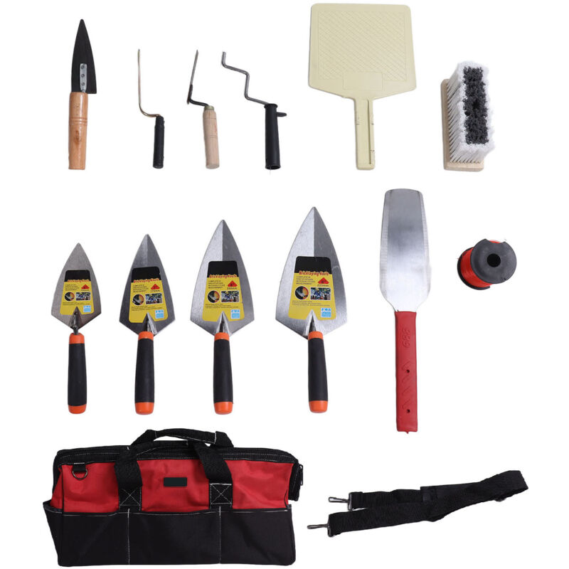 foto del prodotto eosnow set di spatole per stucco di dimensioni multiple in acciaio inossidabile, raschietto per calcestruzzo, utensili manuali per muratura per