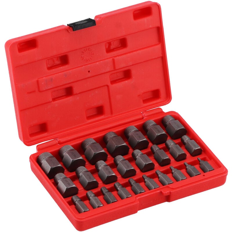 foto del prodotto eosnow set di strumenti di rimozione metrici per rimozione metalli da 25 pezzi per estrattore di viti per perno bullone