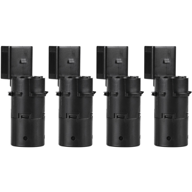 foto del prodotto eosnow - sistema di aiuto alla retromarcia, sensori di parcheggio in plastica 4 pezzi neri affidabili 7h0919275e per sostituzione auto octavia