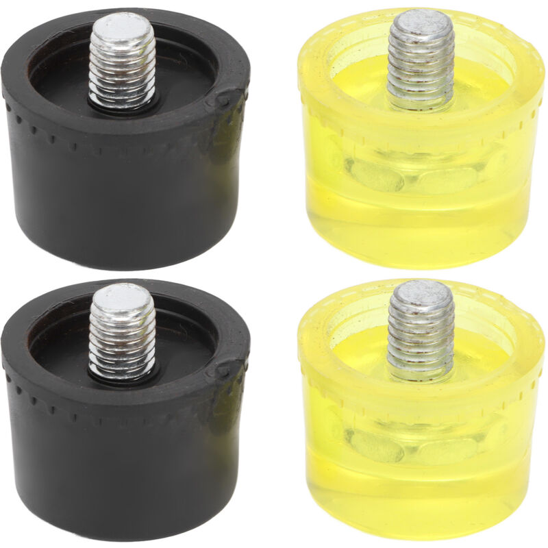 foto del prodotto eosnow socie a 2 set di bocchette di sostituzione della testa di gomma accessori a martello blackdia giallo 25mm