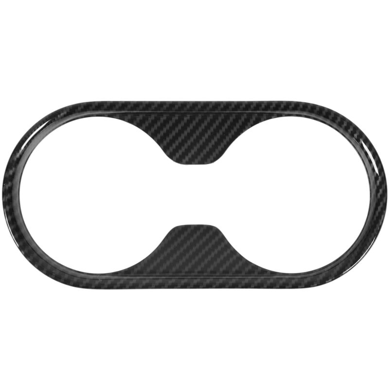 foto del prodotto eosnow sostituzione degli accessori interni dell auto per la copertura del portabicchieri in stile fibra di carbonio per ford ranger t6 p375
