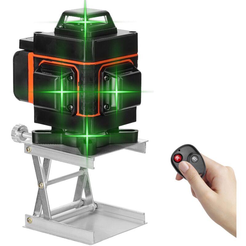 foto del prodotto eosnow strumento di livellamento 4d 16 linee auto a 360 gradi livello flessibile misuratore verticale orizzontale display ad alta definizione per