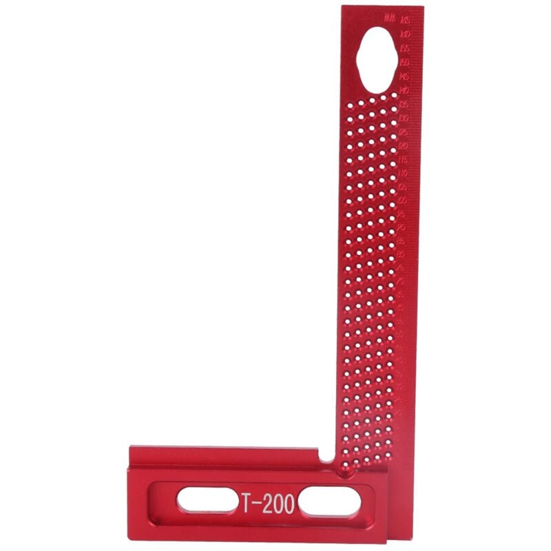 foto del prodotto eosnow strumento di misurazione del righello del foro accessorio per la lavorazione del legno lega di alluminio resistente all usura e alla ruggine