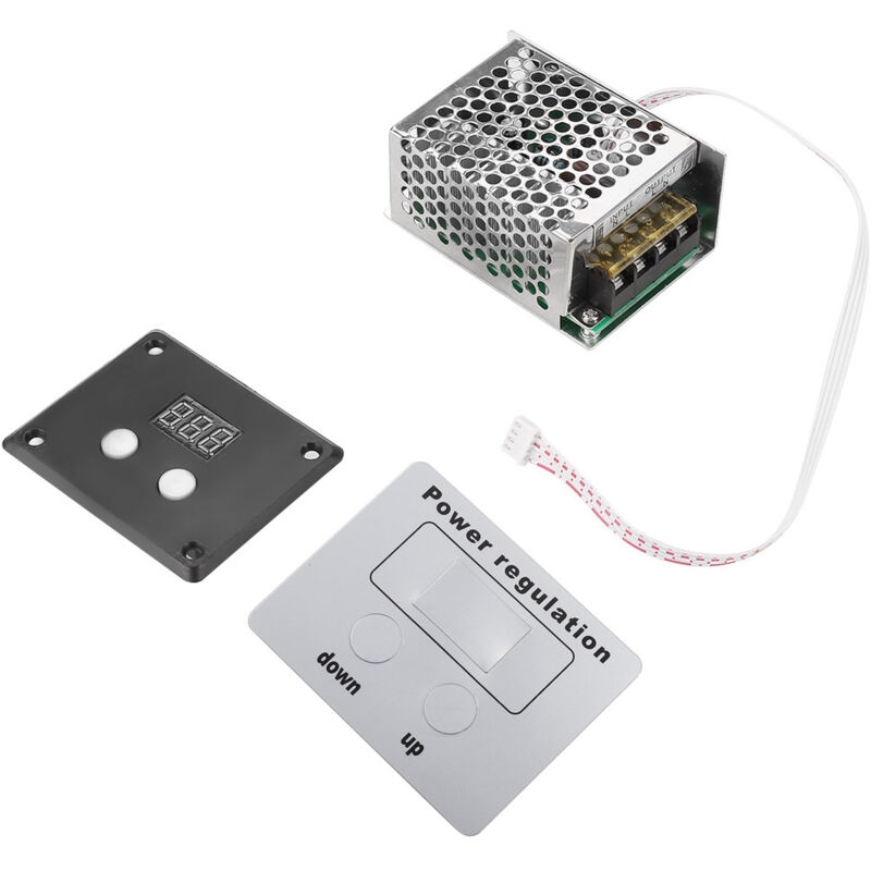 foto del prodotto eosnow termostato dimmer di controllo della velocit del regolatore di tensione digitale scr da 4000 w ca 220 v