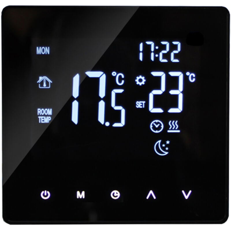foto del prodotto eosnow termostato intelligente regolatore di temperatura per il riscaldamento dell'acqua display lcd touch screen termostati programmabili