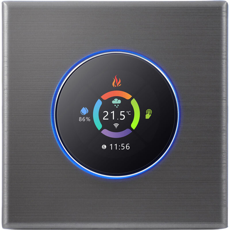 foto del prodotto eosnow termostato intelligente wifi regolatore di temperatura controllo pulsante programmabile settimanale app mobile controllo vocale compatibile