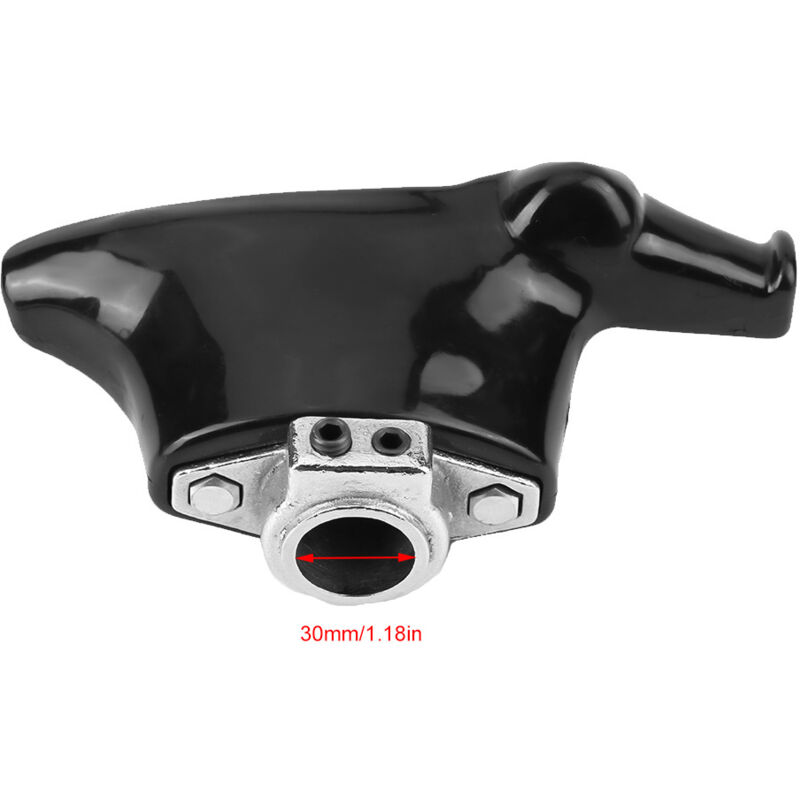 foto del prodotto eosnow testa di smontaggio con supporto in nylon in plastica nera per smontagomme diametro 30 mm