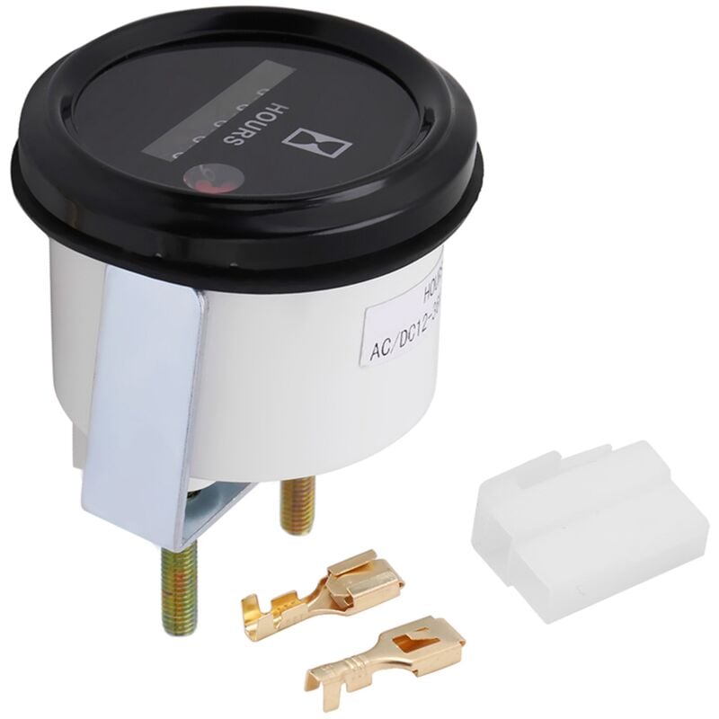 foto del prodotto eosnow tester del misuratore del contatore orario al quarzo rotondo accurato a 6 cifre cc 12 36 v cc per il motore del camion dell automobile della