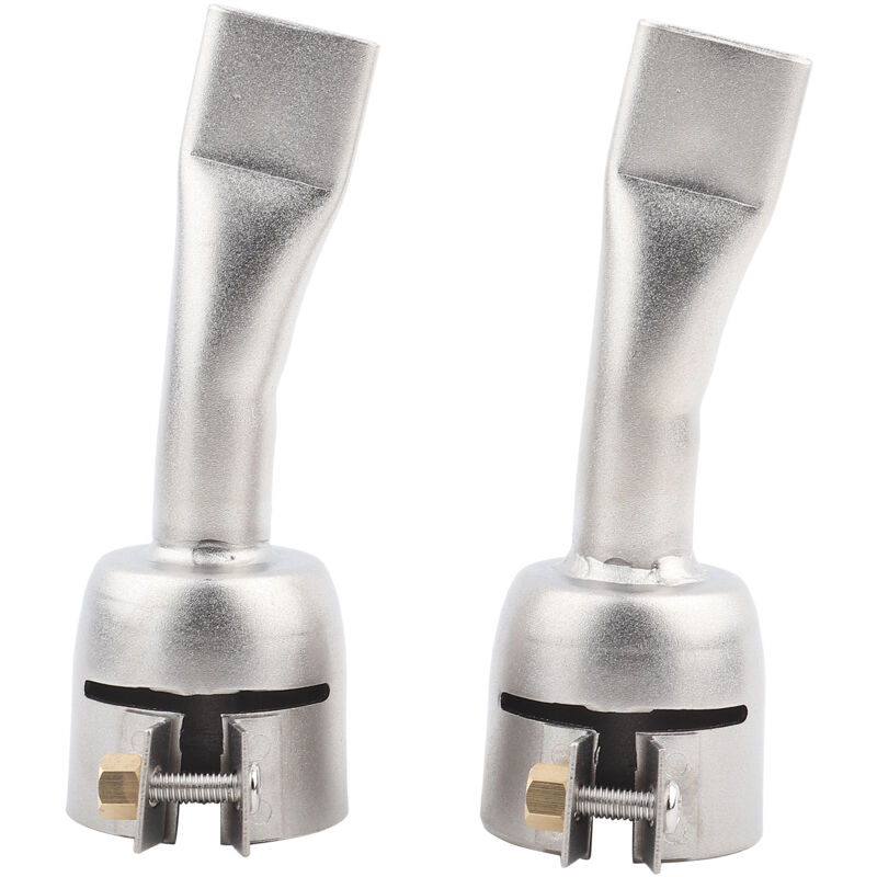 foto del prodotto eosnow ugello di saldatura per pistola ad aria calda da 2 pezzi in acciaio inossidabile per accessori per saldatura di fogli di plastica in pvc