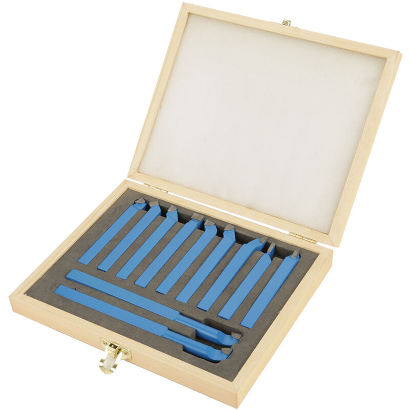 foto del prodotto eosnow utensili da taglio in metallo duro, tornio per metallo 11 pezzi 8x8 mm buona tenacit aspetto squisito per l ordinario