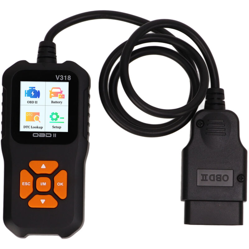 foto del prodotto eosnow v318 obd2 scanner schermo a colori da 1,8 pollici strumento diagnostico per auto con lettore di codici di errore in 10 lingue