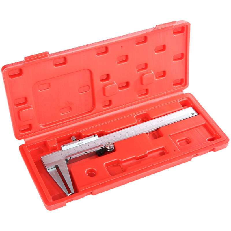 foto del prodotto eosnow valore di lettura portatile 0,02 mm all interno della pinza vernier di scanalatura, righello per calibro, per misurazione hardware di