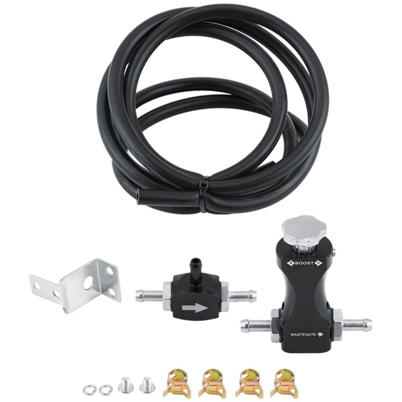 foto del prodotto eosnow valvola di spurgo professionale turbo tee, kit controller boost manuale piccolo e leggero, per motori a benzina turbocompressi per auto