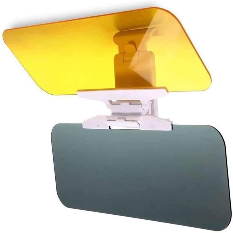 foto del prodotto eosnow visiera parasole per auto hd 2 in 1 antiriflesso per guida diurna e notturna visiera parasole per auto regolabile e prolunga per visiera per