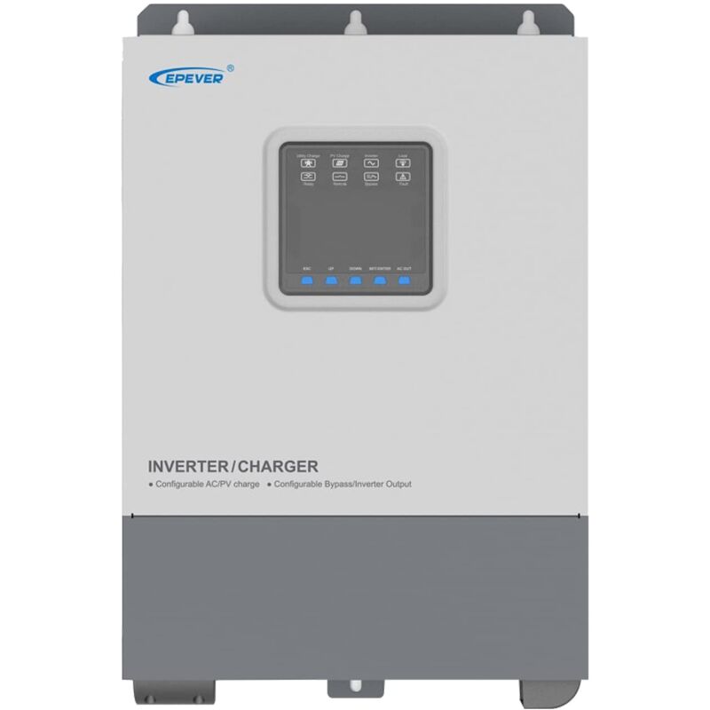 foto del prodotto epever inverter ibrido upower hi, da 24vdc a 230ac, 100a 3000w