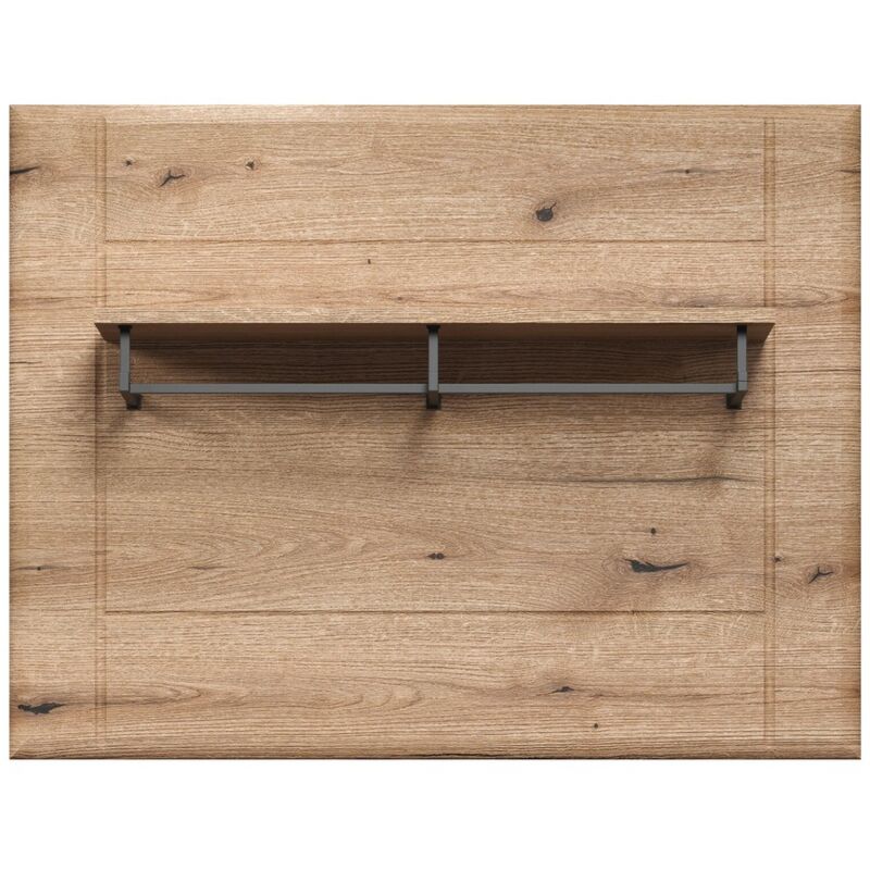 foto del prodotto epikasa appendiabiti da parete marlon, truciolare melaminico, marrone, 91x70x26 cm