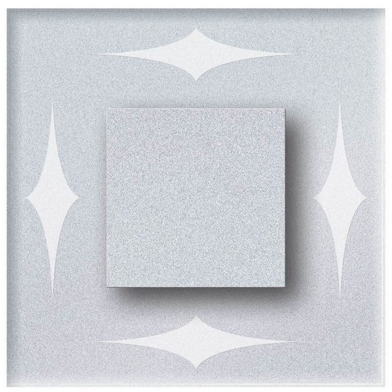 foto del prodotto epikasa faretto cristal, plexiglas, alluminio, argento, 7,5x4,5x7,5 cm