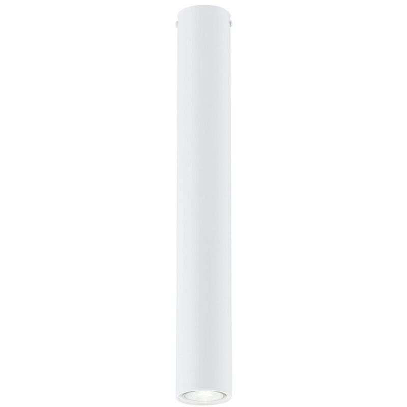 foto del prodotto epikasa faretto tecno, acciaio verniciato a polvere, bianco, 6x45x6 cm
