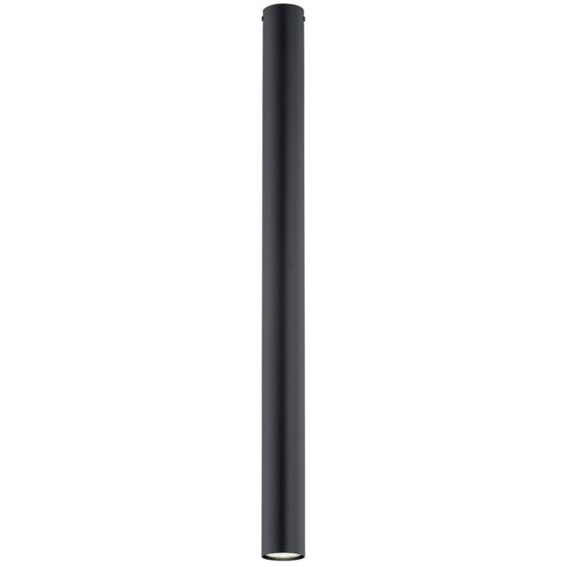 foto del prodotto epikasa faretto tecno, acciaio verniciato a polvere, nero, 6x80x6 cm
