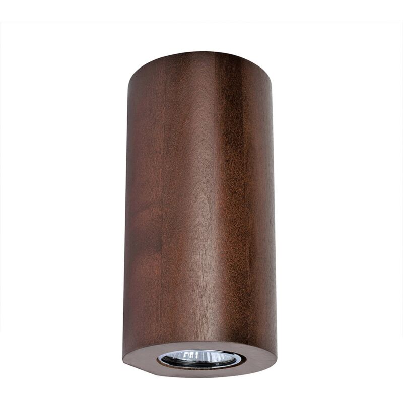foto del prodotto epikasa lampada a parete gila, legno, marrone, 10x10x20 cm
