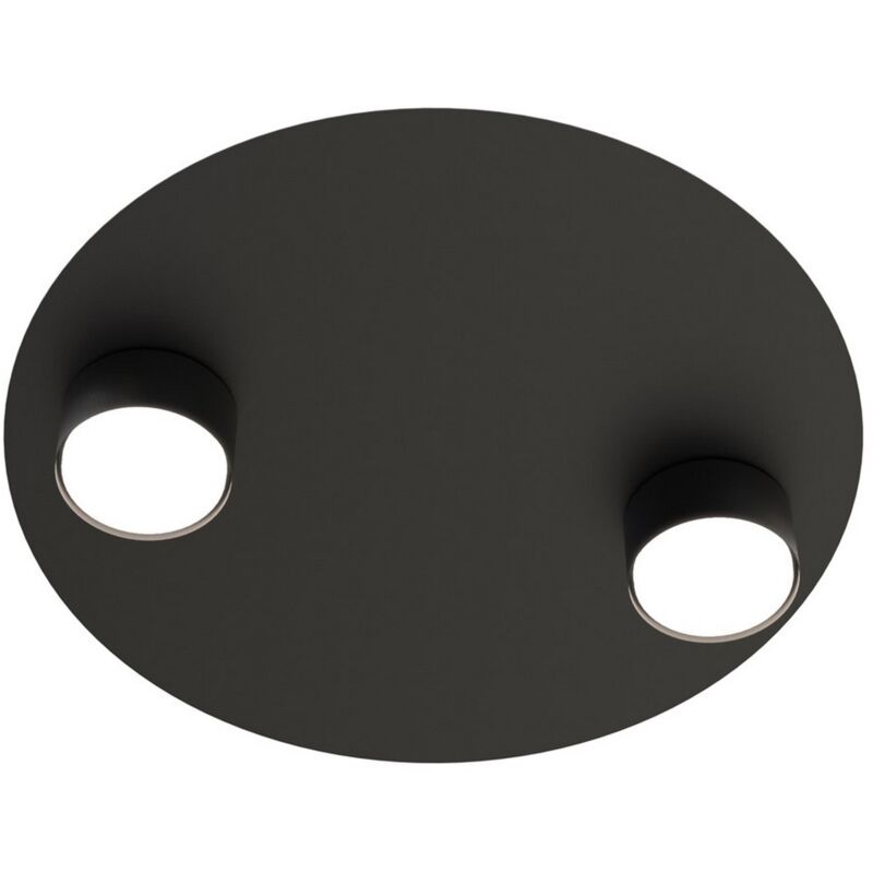 foto del prodotto epikasa lampada a soffitto bolx, metallo, nero, 40x7x20 cm
