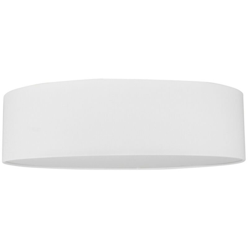 foto del prodotto epikasa lampada a soffitto dendre, metallo, tessuto, bianco, 48x48x14 cm