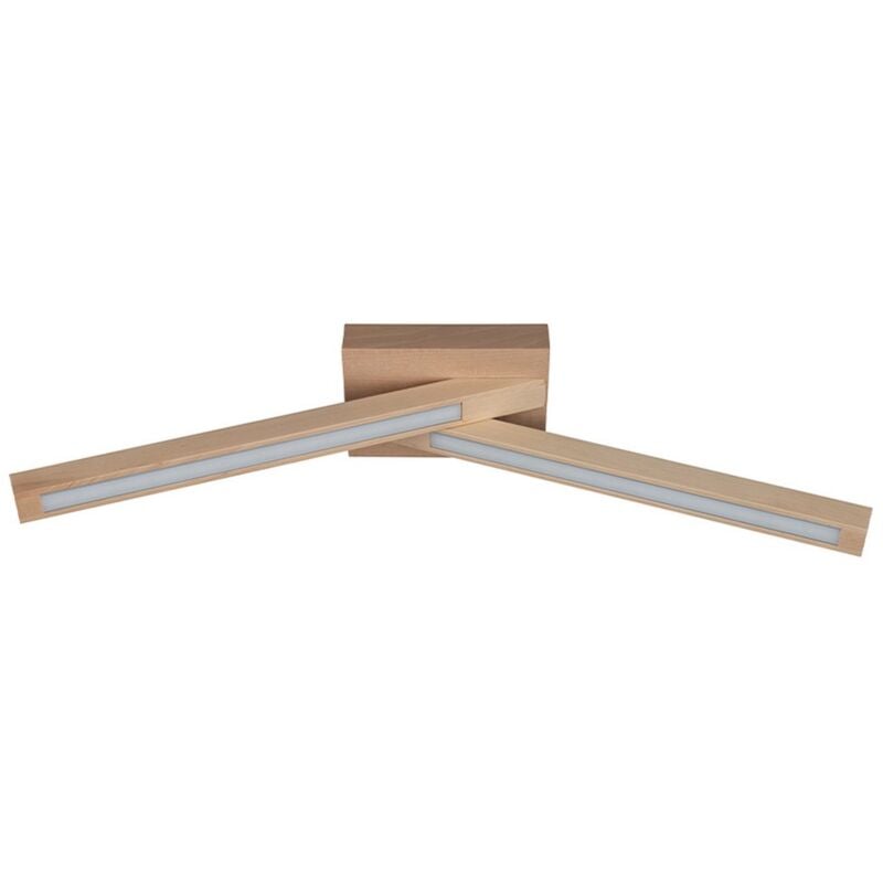 foto del prodotto epikasa lampada a soffitto guadalupa, legno, marrone, 57x10x18 cm