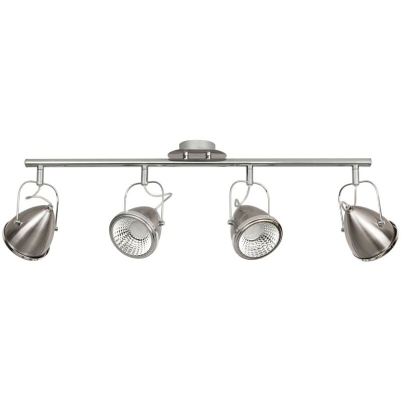 foto del prodotto epikasa lampada a soffitto lesse, metallo, argento, 76x13x26 cm