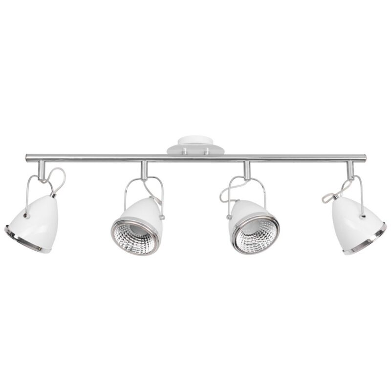 foto del prodotto epikasa lampada a soffitto lesse, metallo, bianco, argento, 76x13x26 cm
