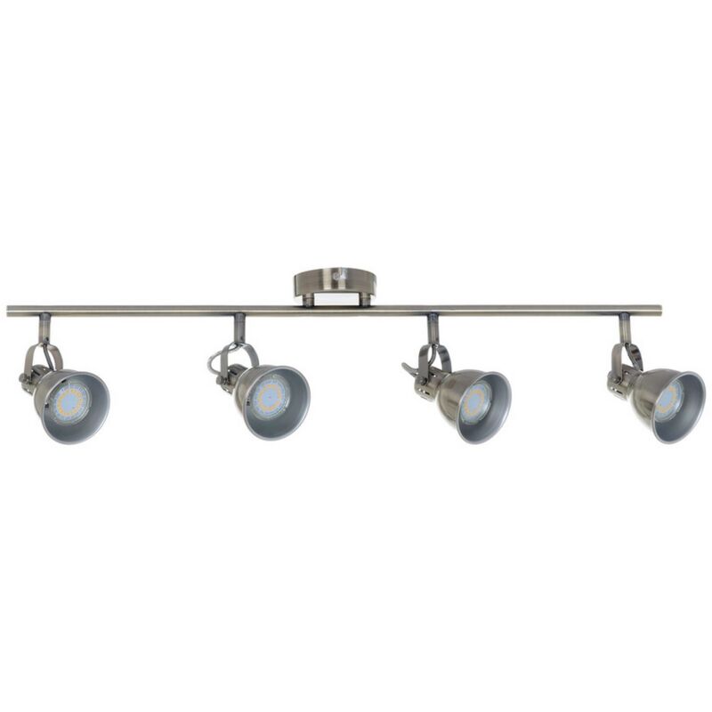 foto del prodotto epikasa lampada a soffitto lilla, metallo, argento, 78x18x20 cm