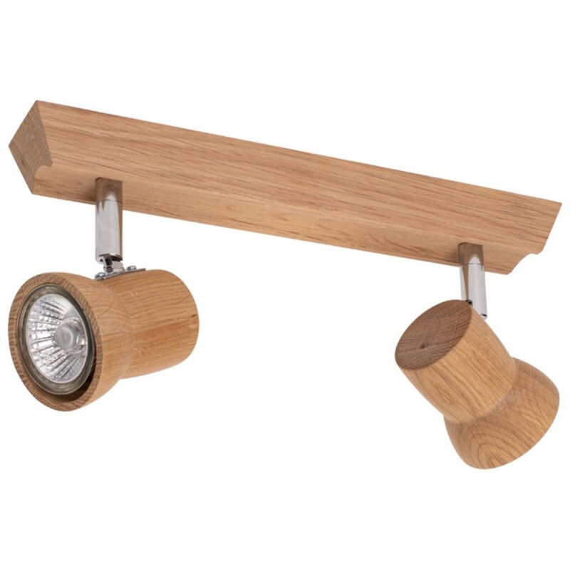 foto del prodotto epikasa lampada a soffitto lione, legno, marrone, 6x29x14 cm
