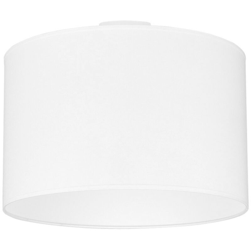foto del prodotto epikasa lampada a soffitto neise, metallo, tessuto, bianco, 38x38x25 cm