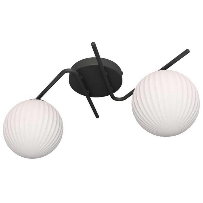 foto del prodotto epikasa lampada a soffitto vespa, metallo, plastica, nero, 19x30x48 cm